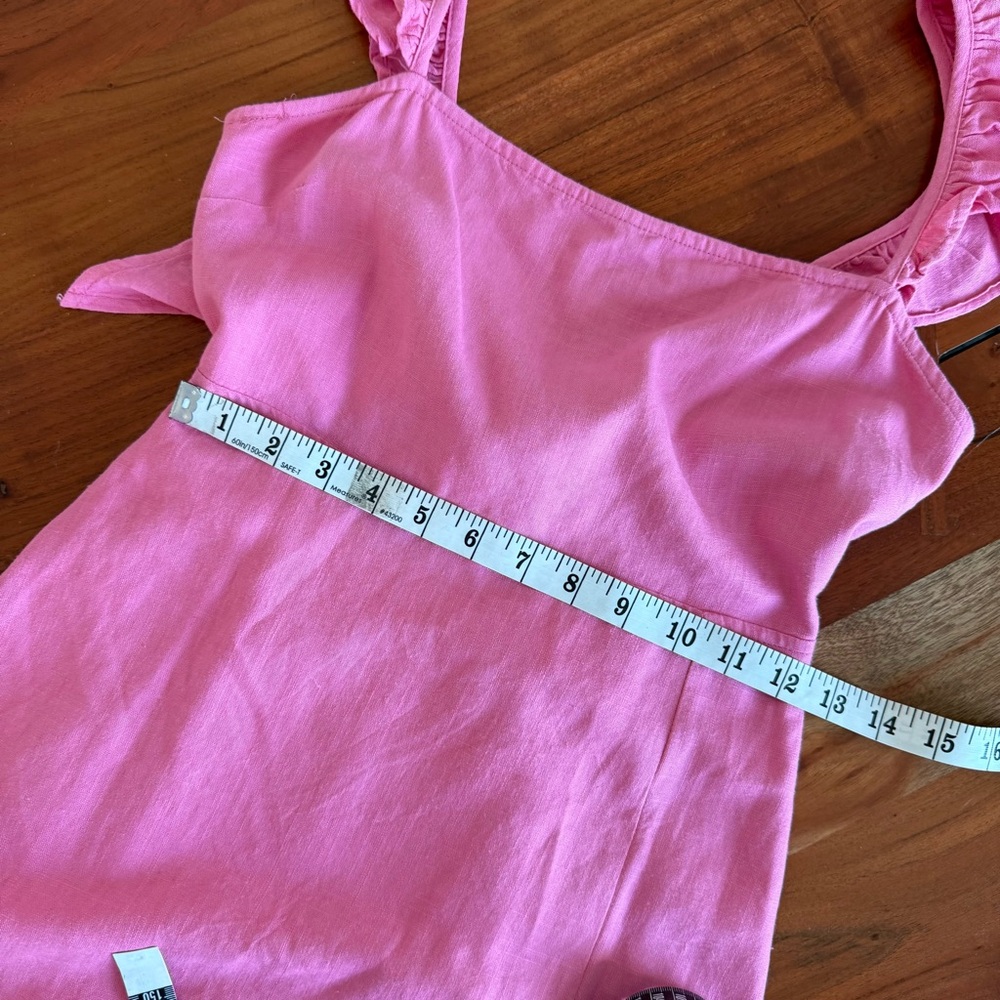 🦊 Cotton Candy Vibrant Pink Dress - Picture 9 of 10